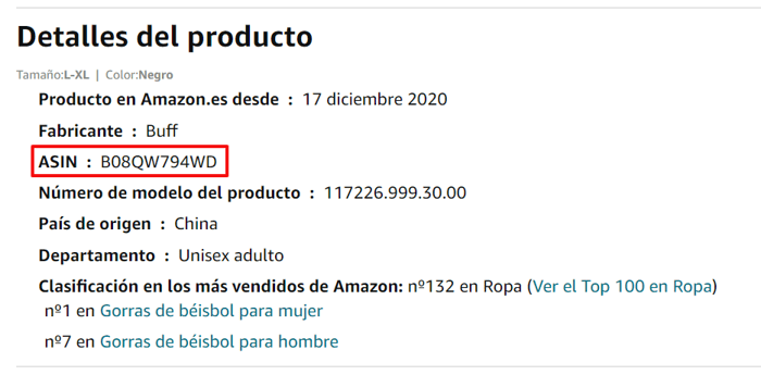 Detalles del Producto