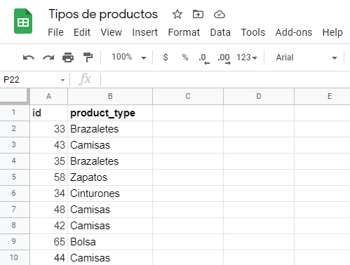 google_sheets_tipo_producto